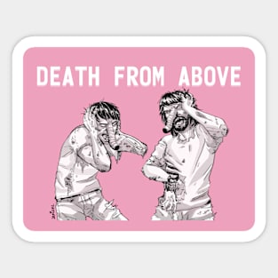 Death From Above 1979 Zombies Sticker